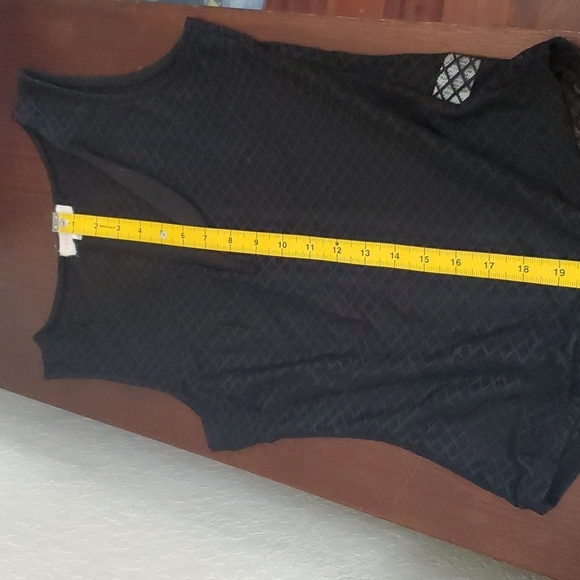 Black low cut bodysuit with sheer back - Picture 11 of 11